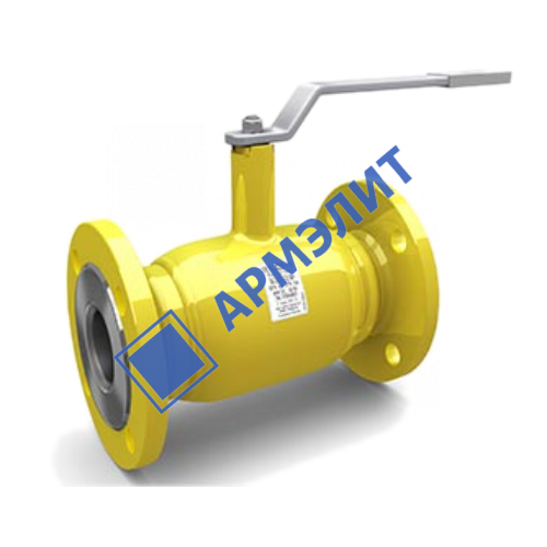 Кран шаровый газовый фланцевый LD КШ.Ц.Ф.GAS.065.016 L=300 П/П Ру-16 Ду-65