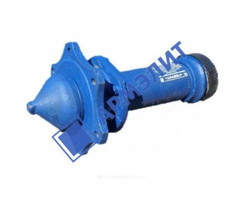 Гидрант пожарный подземный чугун Ду 100 2250 мм Ру10 синий ГИДРОПРОМ-СПБ