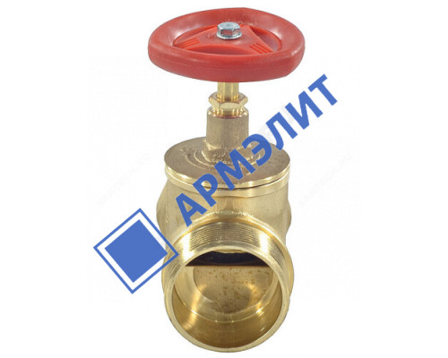 Клапан пожарный латунь прямой КПЛП 50-1 Ду 50 1,6 МПа муфта-цапка Апогей 110017