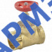 Клапан пожарный латунь прямой КПЛП 65-1 Ду 65 1,6 МПа муфта-цапка Апогей 110019