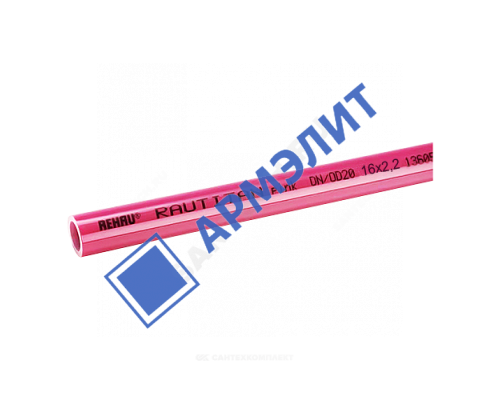 Труба PE-Xa/EVOH Дн 25х3,5 Ру10 Тмакс=95C L=6м RAUTITAN pink Rehau 11360621006
