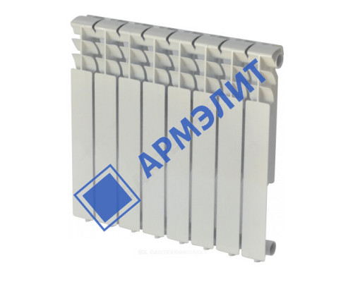 Радиатор алюминиевый AL 500/78 S19 6 секций Qну=738 Вт RAL 9016 (белый) Benarmo