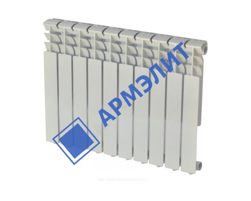 Радиатор алюминиевый AL 500/78 S19 10 секций Qну=1230 Вт RAL 9016 (белый) Benarmo