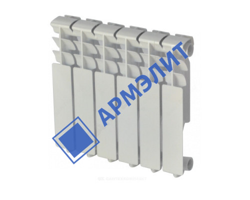 Радиатор алюминиевый AL 350 10 секций RAL 9016 (белый) Benarmo