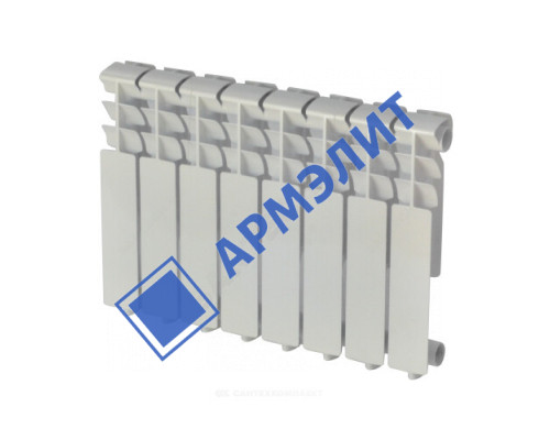 Радиатор алюминиевый AL 350 12 секций RAL 9016 (белый) Benarmo