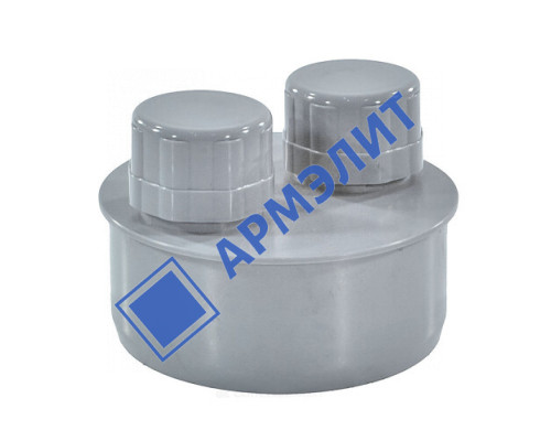 Клапан PP-H вакуумный серый Дн 110 б/нап VALFEX 26000110